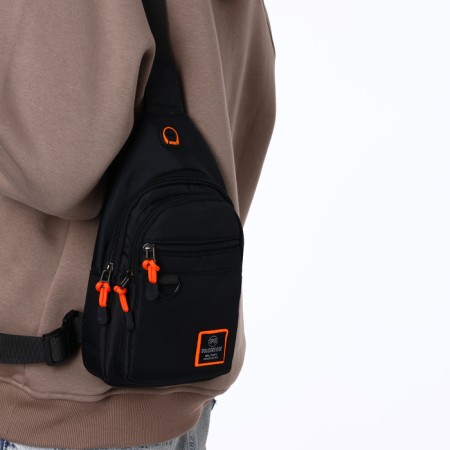Backpack-sling, 17*8*30 cm, lightning department, 3 n/k, black-9