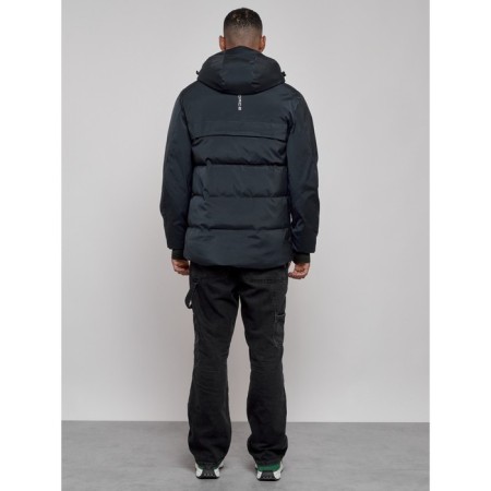 Winter ski ski ski male, size 54, dark blue color-3