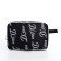 Cosmetic bag with lightning, black color
