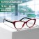 Glasses GA0512 (color: C2 black, red; diopter: +3.5; tint: no)