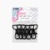 Metal carbine, 40 × 25 mm / 20 × 3 mm, 5 pcs, black color