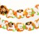 Garland on the eyelets "Happy Birthday", length 224 cm, Cheburashka