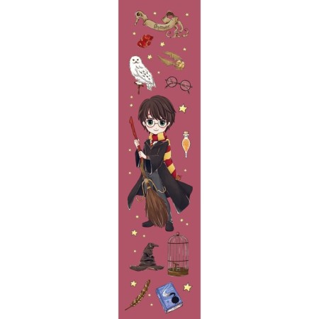 Bookmark with the Harry Potter elastic band. Cute kids