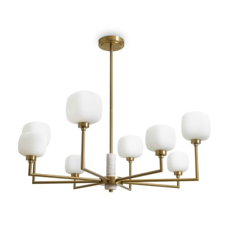 Freya FR5373CL-08BS Tender, 610x330x680 mm ceiling lamp, G9, 8x40W, brass color-2