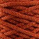 Knitting cord 100% polyester, width 5 mm 100m (terracott)