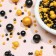 Confectionery sprinkling "pearls", black, gold, 50 g