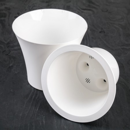 Pot with the insert "City", 2 l, the color is white-2