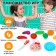 A set of products for slicing on Velcro “fruit-vegetables” No. 4, mix