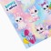 Paper stickers "fluffy animals", with coloring on the back, 11 x 15.5 cm