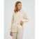 Female pajamas (shirt and trousers) KAFTAN beige, r.48-50