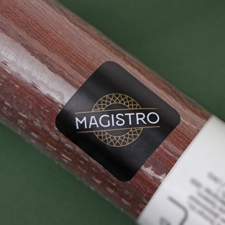 Rnocking rolling pin Magistro, tree, 43 × 4 cm, working part 23 cm, with curly handles-5