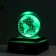 Souvenir glass backlight "Globe" D = 6 cm LED stand from 3AAA, USB wire 9x7x7 cm