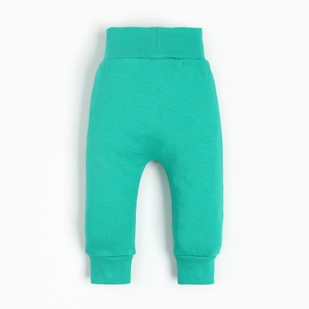 Pants children, dark green color, height 62-68cm-2