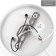 Chandelier 1341001/3br E27 15W white-brown Bayerlux
