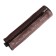 Penal-tobus for brushes, soft, 255 x 65 mm, 7k27, leatherette, reptile print, dark brown