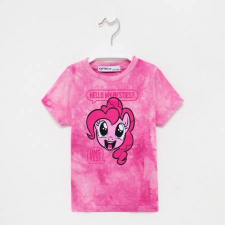 Футболка для девочки «Пинки Пай», My Little Pony, «Тай-дай», рост 98-104 см-5