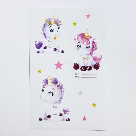 Rostomer "Magic Unicorns", 150 cm, + 20 stickers-5