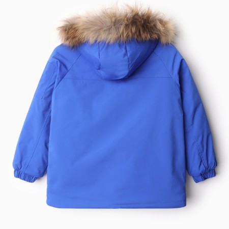 Winter jacket for boys, blue color, height 116-122 cm-4