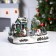 LED figure "Christmas" 31 × 20 × 23 cm, polystone, AAX3 batteries (not complete), USB, glow of multi