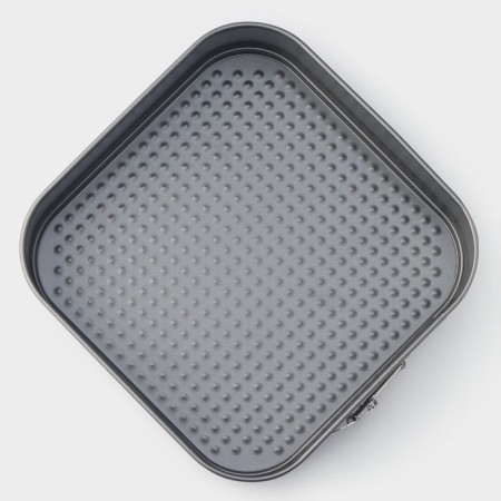The form for baking the share "Elin. Square ", 21.5 × 6.5 cm, removable bottom, anti -stick coating, black color-1