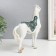 Souvenir Polystone "Imperial Horse, white with mirrors" 19x5.5x21.5 cm