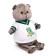 Soft toy "Basik in a T -shirt with a dragon", 19 cm