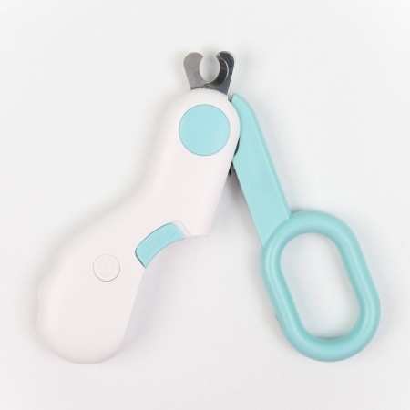 Claw - scissors for animals with LED lantern, blue-4