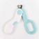 Claw - scissors for animals with LED lantern, blue