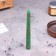 Magic candle "Cash" with grass, green, 20cm