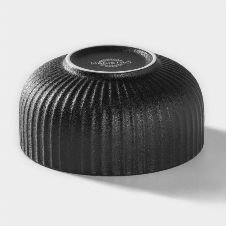 Porcelain bowl Magistro line, 350 ml, d = 11.5 cm, black color-2