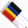 Food marker 2-third, set 4 colors (red, blue, yellow, black)
