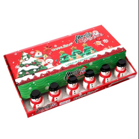 New Year. Bloss for the lips "Festive snowman"-5