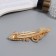 Silva shine-lobe shutter, 8.5 cm, gold