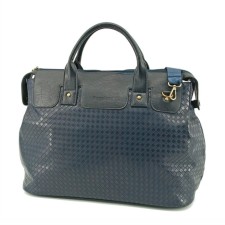 Road bag (B2783-03110) Artificial leather, blue, 1x730x43 cm