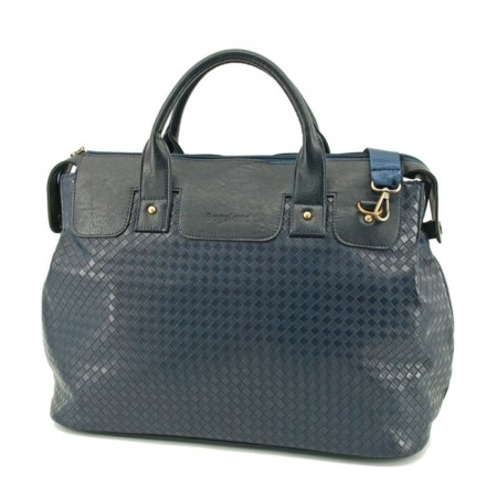 Road bag (B2783-03110) Artificial leather, blue, 1x730x43 cm