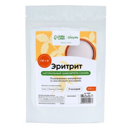 Сахарозаменитель «Эритрит», 150 г.-4