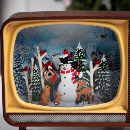 LED figure “New Year's light”, 21x12.1x17.1 cm, music, aah3, USB, glow warm white-3