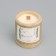 Aromatic candle in the bamboo "Citrus and Verben", soy wax, 25 hours, 150 gr, 8.5x8 cm
