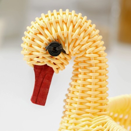 Basket for fruits and bread of the share "Swan", 32 × 21 × 17 cm-2
