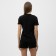 Homemade female set (T -shirt, shorts), black color, size 50