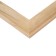 Frame for paintings (mirrors) 50 x 60 cm, profile 37 x 18 mm, emma, unpainted wood (suitable for decoration)