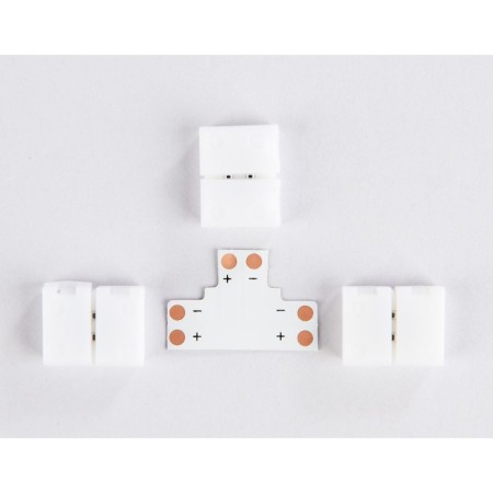 Combator T for LED tape 2835 12/24V (2 contacts) GS6901, 5 pcs-1