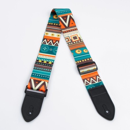 Guitar belt, 60-117x5 cm, Aztecs-2