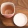 Flower pot "Square relief" Pink relief 6 l
