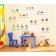 Stick plastic interior color "robots" 50x70 cm