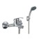 Bath mixer and shower Eleanti Elt3030, single -leaf, hose, watering can, bracket, chromium color 40736