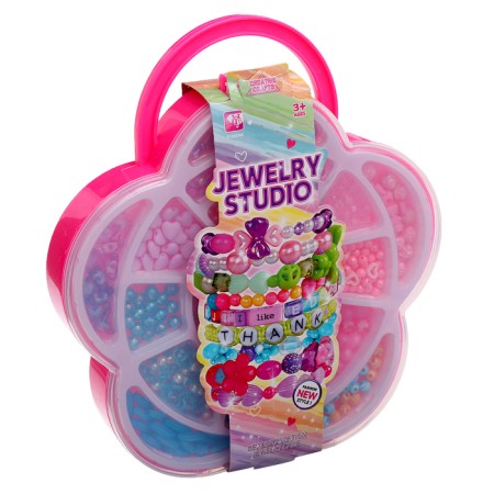 A set of beaded "needlewoman", in a suitcase-11