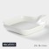 A dish of heat-resistant ceramics for feeding Magistro "Shipyard-Grille", 23 × 16 × 3 cm, white color