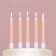 Candles for the cake "Happy Birthday", orange.