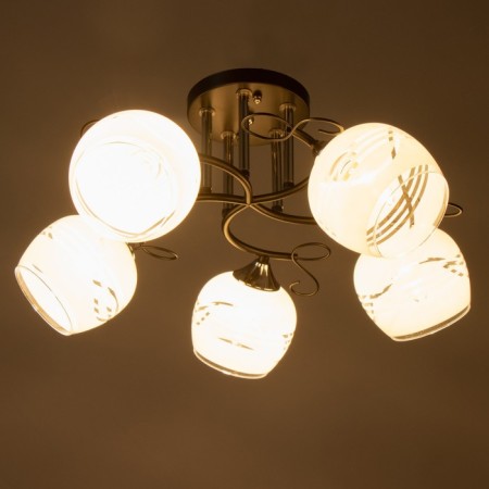 Milava chandelier 5he27 40W black-chromium 62x62x27 cm Bayerlux-2